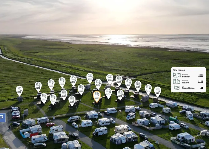 Tiny House Nature 7 Innenlage - Tiny Village Harlesiel * Carolinensiel